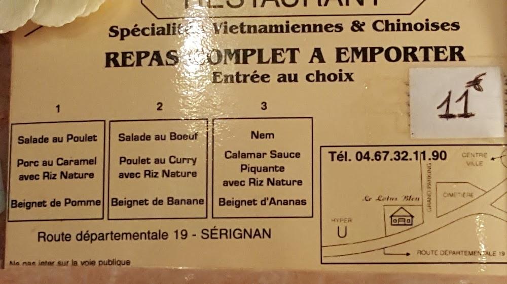 Le lotus bleu - Menu Image 3